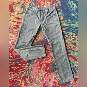 LEVI'S 511 Chino Pants Men's 30x32 Tag 30x30 ACTUAL Slim Straight Leg Blue-Gray